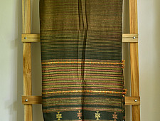 Breezy Mangroves ❧ Handwoven Bhujodi Cotton Tussar Silk Dupatta ☙ 12