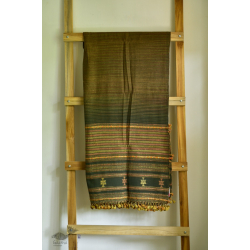 Breezy Mangroves ❧ Handwoven Bhujodi Cotton Tussar Silk Dupatta ☙ 12