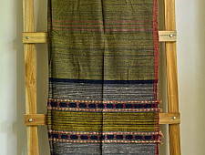 Breezy Mangroves ❧ Handwoven Bhujodi Cotton Tussar Silk Dupatta (Two Options) ☙ 14AB