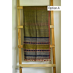 Breezy Mangroves ❧ Handwoven Bhujodi Cotton Tussar Silk Dupatta (Two Options) ☙ 14AB