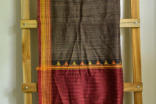 Breezy Mangroves ❧ Handwoven Bhujodi Cotton Tussar Silk Dupatta ☙ 15