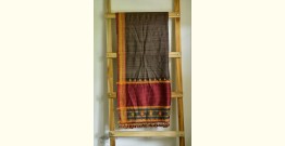 Breezy Mangroves ❧ Handwoven Bhujodi Cotton Tussar Silk Dupatta ☙ 15