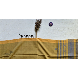 Breezy Mangroves ❧ Handwoven Bhujodi Cotton Dupatta ☙ 10