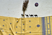 Breezy Mangroves ❧ Handwoven Bhujodi Cotton Dupatta ☙ 9