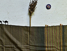 Breezy Mangroves ❧ Handwoven Bhujodi Cotton Tussar Silk Dupatta ☙ 12