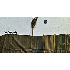 Breezy Mangroves ❧ Handwoven Bhujodi Cotton Tussar Silk Dupatta ☙ 12
