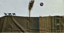 Breezy Mangroves ❧ Handwoven Bhujodi Cotton Tussar Silk Dupatta ☙ 12