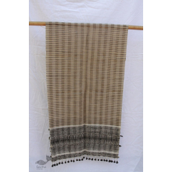 Elegance from the grasslands ~ Handwoven Stole ~ 9