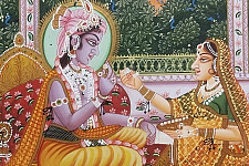 Miniature Painting | Rukmini Krishna