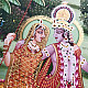 shop Miniature Painting - Radhe Krishna on Swing