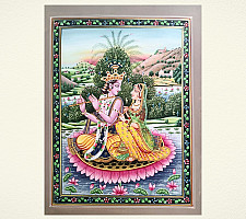 Miniature Painting | Radha Madhav