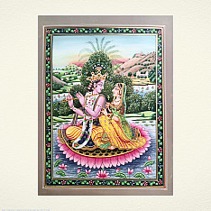 Miniature Painting | Radha Madhav
