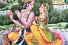 Miniature Painting | Radha Madhav