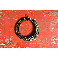 Brassware | Bell Metal ~ Handmade brass Photo Frame - Round