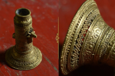 Brassware | Brass Handmade Table Top / Candle Stand