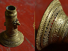 Brassware | Brass Handmade Table Top / Candle Stand