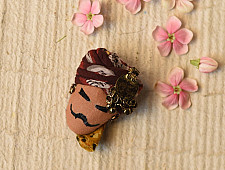 Wearable Art Pieces ✶ Handcrafted Brooch Pin - Maldhari Man Brooch