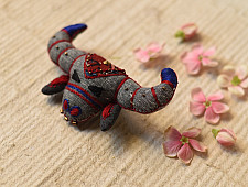 Wearable Art Pieces ✶ Handcrafted Bos Taurus, The Bull Brooch Pin