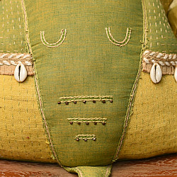 Decor Art Pieces ✶ Handcrafted Cushion - Gajah, The Companion