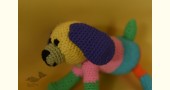 shop handmade Crochet toy -  Jazz colourful dog 