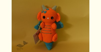Crochet Handmade Toy ~ Ash Baby Dragon 