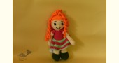 shop handmade Crochet toy - Orange Hair Doll