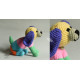 shop handmade Crochet toy -  Jazz colourful dog 