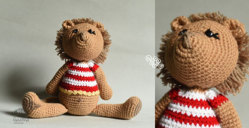 shop handmade Crochet toy - leo line