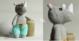 Crochet Handmade Toy ~ Rocky Rhino