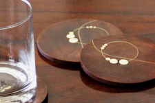 Ekasth ~ Nathni Taarkashi Coasters (Set of Four ) ~ 12