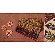 Eshana | Gaamthi Print . Natural Color . Saree | 5