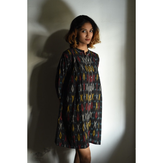 shop Handloom Cotton Ikat Dress