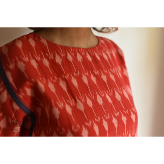 shop Handloom Cotton Ikat Dress