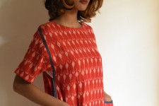 Ikat Handloom Cotton Dress