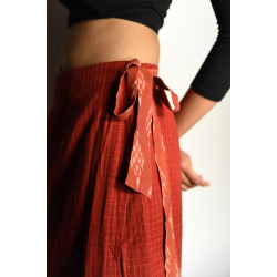 Handloom Cotton - Designer Wrap Around Skirt