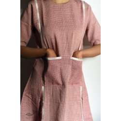 Ikat Handloom Cotton Designer Dress