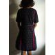 shop Handloom Cotton Ikat Designer Black Dress