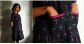 shop Handloom Cotton Ikat Designer Black Dress