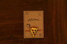 Rakhi ~ Pizza - Reusable as Fridge Magnet