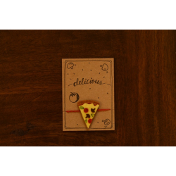 Rakhi ~ Pizza - Reusable as Fridge Magnet