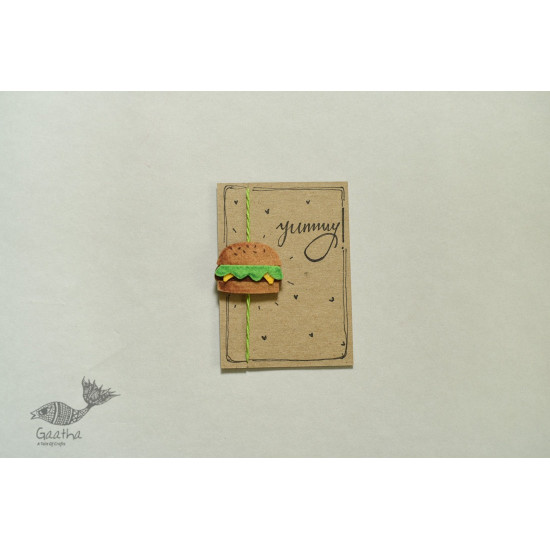 felt Rakhi ~ Burger