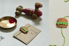 Rakhi ~ Burger (Reusable as Fridge Magnet)