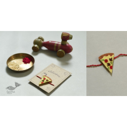 Rakhi ~ Pizza - Reusable as Fridge Magnet