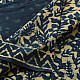 Exclusive Block Printed Cotton Dabu ~ Indigo Saree