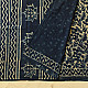 Exclusive Block Printed Cotton Dabu ~ Indigo Saree