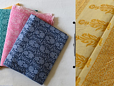 Eshana ~ Gaamthi Print . Cotton Saree ( Four Color Options ) - A