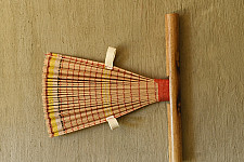Moonj Grass Basket | Crafted Bamboo Hand Fan