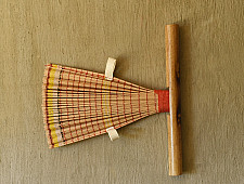 Moonj Grass Basket | Crafted Bamboo Hand Fan