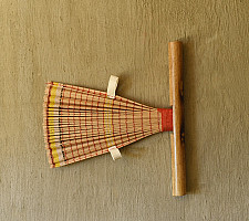 Moonj Grass Basket | Crafted Bamboo Hand Fan
