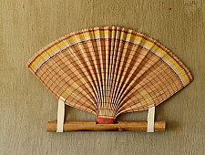 Moonj Grass Basket | Crafted Bamboo Hand Fan
